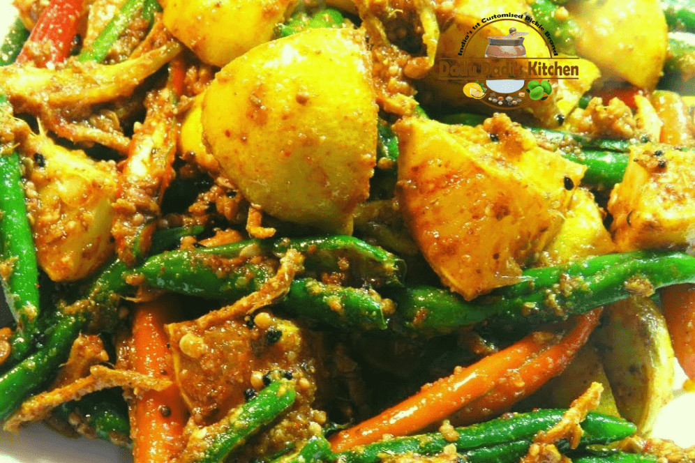 3 in 1 Homemade Adrak Hari Mirch & Nimbu ka Achar